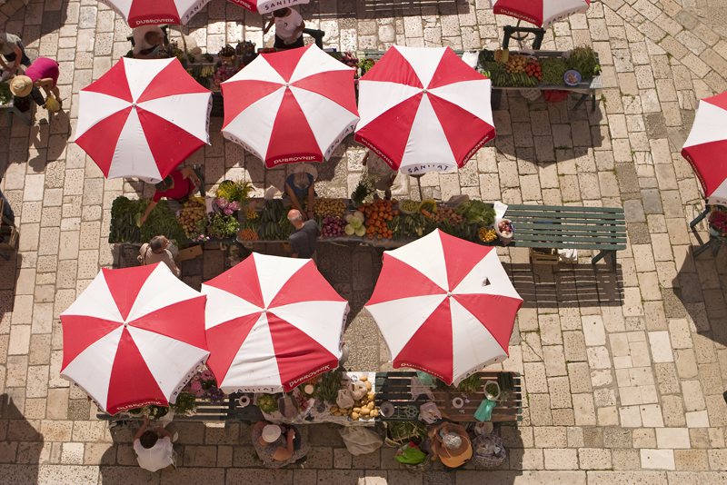 Dubrovnik Gruz farmers market